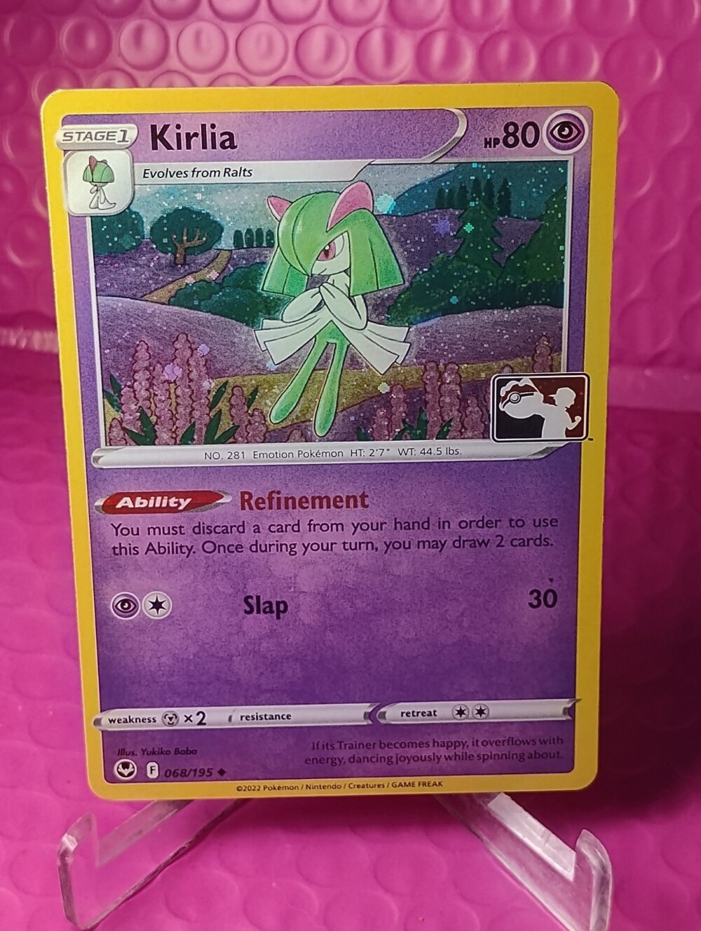 2022 Kirlia Pokémon Card -Artwork HOLO Promo ‼️ Bundle Make Offers ‼️🫴